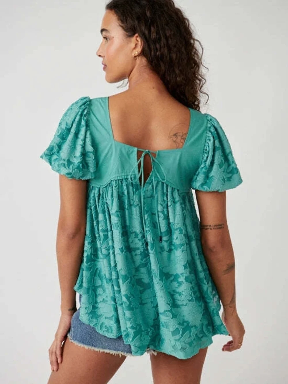 Free People teal square